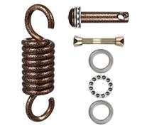 Toyvian 1 Ensemble Accessoires pour Crochets à Ressort Boucle à Ressort Hamac Trousse Crochets De Hamac pour Support Kit De Suspension De Hamac Alliage d'acier Café