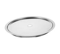 Toyvian 1 Ensemble Couvercle de marmite Chaleur Induction Chauffer la Plaque de diffuseur Plaque en Acier Inoxydable Plaque Conductrice Thermique en Acier Inoxydable