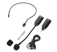 Toyvian 1 Ensemble de Microphone sans Fil, Casque, Micro, système de Haut-parleurs, Microphones Portables Professionnels pour amplificateur de Voix, adapté à l'enseignement, aux instructeurs de
