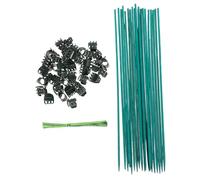 Toyvian 1 Ensemble Kit de Piquets de Support pour Plantes Ensemble de Bâtons de Clips Liens pour Tiges Jardin pour Fleurs Plantes Grimpantes