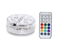 Toyvian 1 Ensemble Lumière LED Submersible à Télécommande Étanche pour Aquariums Événements Décoratifs