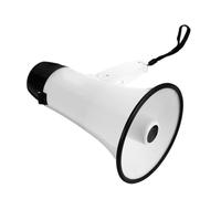 Toyvian 1 Ensemble Mégaphone Portable à Main avec Enregistreur Haut Parleur Puissant pour Événements et Situations Urgence Pearl