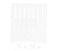 Toyvian 1 Ensemble Plaque de Séparation Aquarium Acrylique Transparent Accessoires pour Aquarium avec Ventouses pour Protection des Poissons