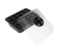 Toyvian 1 Ensemble Plateau de Germination de Plantes Bac de Semis pour Intérieure et Culture Hydroponique pour Cactus et Légumes avec Drainage Optimal