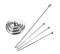 Toyvian 1 Ensemble Poteau Métallique Socle Support Pratique pour Drapeaux de Table pour Événements Décorations