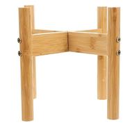 Toyvian 1 Ensemble Rack De à Augmentation du Chien De Chien Surélevés Porte- Canin Éleveur Alimentation Rester Support à Surélevé Seul Soulevé Kaki