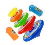 Toyvian 1 Ensemble Toupie pour Enfants Empileur à Empiler sur Le Bureau à Trier Et à Empiler Kit Gyroscope Empilable Hauts Empilables pour Enfants Toupies Plastique