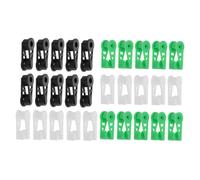 Toyvian 1 Jeu Clips De Bending De Plantes Réglables Noirs Verts Blancs pour Orientation De des Plantes Et Fleurs Pratiques Et Économiques 30 Pièces