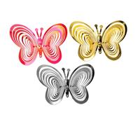 Toyvian 1 Jeu Éolienne Réfléchissante pour Éloigner Oiseaux Décoration De Jardin Éffaroucheur Pratique pour Pigeons Autres Oiseaux 3 Pièces