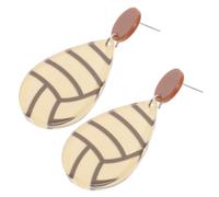 Toyvian 1 Paire Boucles d'oreilles sphériques bijoux femme boucles d'oreilles drôles boucles d'oreilles fille pendentif d'oreille de sport boucle d'oreille Acrylique