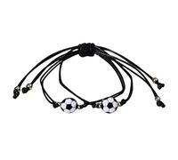Toyvian 1 paire Bracelet de Football Chic pour Couple Bracelet Sportif à Usure Accessoire Décoratif pour Joueurs et Fans de Football