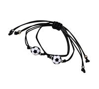 Toyvian 1 paire Bracelet de Football Thématique pour Couple Bracelets Portables et Résistants à Usure Accessoires Chic pour Événements et Célébrations