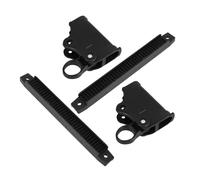 Toyvian 1 Paire De Charnières De Rechange pour Fauteuil Inclinable Chaise De Camping Chaise Pliante Kit De Réparation De Charnières Charnières De Loquet Abs Noir