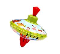 Toyvian 1 Pc Toupie en Étain Gyro Jouets Bourdonnants Drôles Hauts l'homme Qui en Savait Trop Peu Jouet Lumineux Jouet De Bain Jouet De Jeu Rotatif Métal Fileur Enfant Feuille De Fer