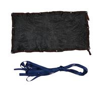 Toyvian 1 Pièce Filet D'ombrage Verrouillage Solaire Filtrer De Plein Air Filets Écran Privé Canopée De l'ombre Maille D'écran De Patio Écran Solaire Couverture Black