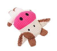 Toyvian 1 Pièce Peluche pour Animaux de Compagnie Toy Veau pour Mordre Accessoire pour Combattre Ennui Entretenir Dents
