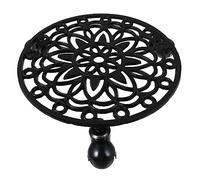 Toyvian 1 Plateau De Pot De Fleurs Mobile pour Jardinière Support Mobile Jardinières D'Intérieur Plantes D'Extérieur Grands Pots De Fleurs Soucoupe D'Intérieur Plateau