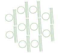 Toyvian 10 Ensembles Supports de Plantes DIY de Cages de Support pour Fleurs Fixation Stable pour Plantes avec Poteau et Jardinage à