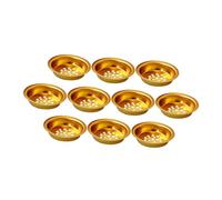 Toyvian 10 pièces Accessoire Brûleur Tamis Métallique pour Plateau Résistant Chaleur Petit Plateau Rond pour Diffusion et Rituels Orientaux Hauteur