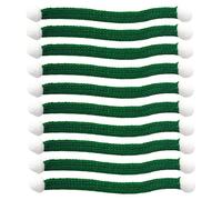 Toyvian 10 Pièces Accessoire écharpe en Laine Rouge poupées Accessoires Décorations de Noël Christmas Accessoire de Noel Foulard décor embouteilleur Mini Foulard pour Bouteille Green