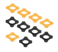 Toyvian 10 pièces Anneaux Antidérapants Caoutchouc pour Microphone Lot de Protection à Quatre Coins Accessoires Pratiques pour Ktv Conférences et Spectacles