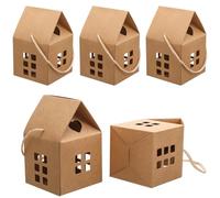 Toyvian 10 Pièces Boîte Présent à Main en Papier de Maison, Multi-fonction, Finition Soignée, pour Emballage de Pâtisserie et Décoration de Festival