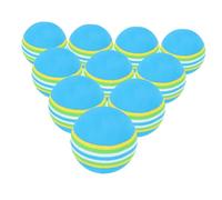 Toyvian 10 Pièces Boules colorées Gamme Couleur Pratique lumière entraînement interactif pour Chat Boules de Golf colorées balles de Golf Bol de Chaton Eva Sky-Blue
