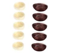 Toyvian 10 Pièces Décoration de Nid Oiseau Artificiel pour Assiettes de Froid Tressés Faux pour Présentations et Élégantes