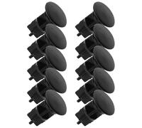 Toyvian 10 Pièces Épingles en Plastique Axe de Charnière Couvercle Noir | Accessoires pour Poubelles Extérieures, Installation Rapide, Stabilité Renforcée, Dissuasion Animale