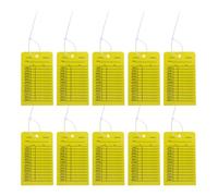 Toyvian 10 Pièces Étiquette D’inspection Incendie pour Extincteurs, PVC | Champs Préimprimés, Numéros Associés, Suivi D’historique, Attribution Claire, pour Gestion Immobilière et Ateliers