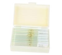 Toyvian 10 Pièces Lames de Microscope Préparées Insectes pour Garçon Fille Accessoires Éducatifs Supports Biologiques pour Cours de