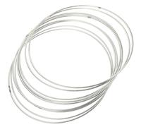 Toyvian 10 pièces Lot de Anneaux Métal pour Attrape-rêves Extérieur Cercles Robustes pour Bricolage et Décoration DIY Fournitures Artisanales pour Créations Personnalisées