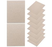 Toyvian 10 pièces Lot de Isolation Mica Résistantes à Haute Température Couvercle pour Micro-ondes Plaque de Protection Adaptable et Découpable pour Remplacement