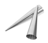 Toyvian 10 pièces Lot de Moules Coniques Inox pour Croissants Réutilisables Faciles à Nettoyer Moules Pâtisserie pour Cuisson et Crème