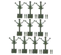 Toyvian 10 Pièces Mine Thrower Model Kit for Educational Pretend Play and Static Display Decorative Military Toy Set for Boys