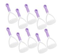 Toyvian 10 Pièces Presse-purée Manuel Léger Mini Presse-pommes de Terre Ergonomique pour Légumes et Fruits Outil de Cuisine Polyvalent pour Purées et Préparation Facile