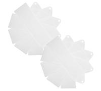 Toyvian 10 Pièces Protège Marque Page Transparent en Pvc, Léger et | Protéger Photos et Signets, Facile à Transporter, Accessoire Perforé, Usage Bureau et Quotidien