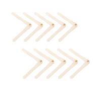 Toyvian 10 Pièces Rc Airplane Small Plastic Needle Hinges Control Surface Pin Parts for Fixed-Wing Model Aircraft Wing Repair and Building