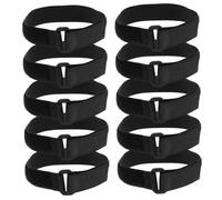 Toyvian 10 Pièces Sangles de Fixation pour Filet de Football Attaches Auto-agrippantes Durables sans Outils Maintien Sécurisé des Filets Aux Poteaux Accessoires pour Entraînement Football