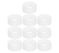 Toyvian 10 Pièces Stabilisateur de Base de Bougie en Silicone Prise Sûre | Compatible Bougies Coniques et Coupelles, Pose sans Outil, Réutilisable