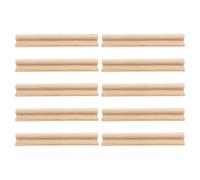 Toyvian 10 Pièces Support Bois pour Dominos Accessoires de Jeu de Société pour Rangement de Tuiles Porte-Cartes Stable et Organiseur pour Mots Mexican Train Mahjong et Plus