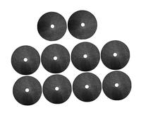 Toyvian 10 Pièces Tissu De Contrôle Membrane Usine Bloc De Paillis Sol Paillis d'arbre Tissu d'herbe De Verger Bloc De Jardin Tissu De Toile De Pelouse Film Barrière De Jardin Noir