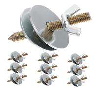 Toyvian 10 Pièces Visserie de Fixation pour Perchoirs Oiseaux Kit de Vis Écrous Rondelles pour Cages à Oiseaux Installation Facile Durable