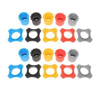 Toyvian 10 Sets D'anneaux Antidérapants en Caoutchouc pour Microphone sans Fil, Protection Anti-perte et Anti-chute, Adaptés pour Performances sur Scène et Salles de Conférence