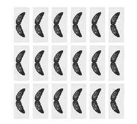 Toyvian 100 Autocollants Cire à Moustache pour Épilation Nez, Protège-barbe en Pp, Kit 100pcs, Prévention Coulure Cire Chaude, DIY Décoration Visage