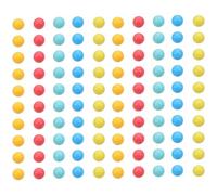 Toyvian 100 Billes en Plastique Colorées 10 Mm, Perles à Compter pour Apprentissage des Probabilités, Jeu Éducatif Mathématique pour Garçon et Filles, 100 Pièces en Vrac, Outil