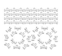Toyvian 100 Breloques Pendentifs en Alliage Zinc Vieilli D’Os de Chien Mini Charms Vintage pour Création Bijoux DIY Bracelets et Colliers Décoration Artisanale Polyvalente