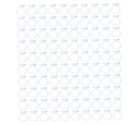 Toyvian 100 Pcs Coupelle à Pigments pour Extension de Cils avec Anneau Intégré, Conception en Anneau pour Fixation Pince à Épiler, Usage Professionnel en Salon et Domicile
