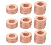 Toyvian 100 pièces Anneaux de Tirage Bosse Auto Rondelles pour Réparation Carrosserie Outil Débosselage Peinture Compatible Soudeuse par Points