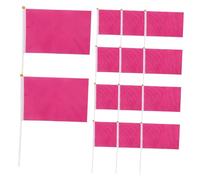 Toyvian 100 pièces Drapeaux à Main Petits Ensemble de Drapeaux Colorés Portables pour et Décorations et Faciles à Utiliser Idéaux Maison